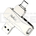 Флеш диск USB Drive Netac U782C NT03U782C-032G-30PN dual USB3.0+TypeC 32GB, retail version, фото14