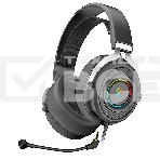 Наушники с микрофоном A4Tech Bloody G535P черный/серебристый 2м мониторные оголовье (G535P 4PIN+USB/BLACK+SILVER), фото2