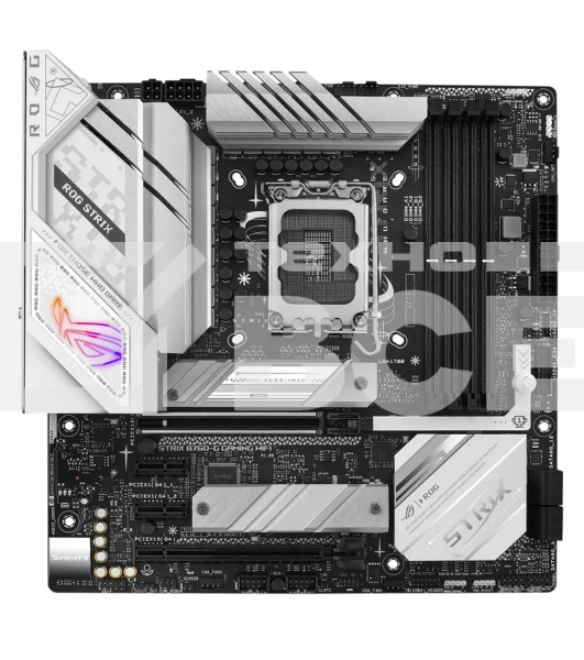 Материнская плата ASUS ROG STRIX B760-G GAMING WIFI, LGA 1700, Intel B760, 4xDDR5, 4xSATA, 2xM.2, 1xPCIe 5.0 x16, 1xPCIe 4.0 x4, 1xHDMI, 1xDP, 1x 2.5Gb LAN, 1xUSB-A 3.2 Gen 2, 2xUSB-A 3.2 Gen 1, 4xUSB-A 2.0, 1xUSB-C 3.2 Gen 1, 1xUSB-C 3.2 Gen 2x2, 5x3.5 м