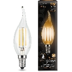 Лампа светодиодная Filament Свеча на ветру E14 7Вт 2700К Gauss 104801107, фото7