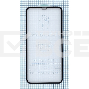 Защитное стекло 5D для Apple iPhone XS Max черный