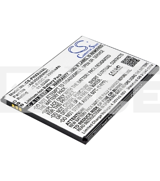 Аккумулятор CameronSinoCS-PHX928SL AB3000BWMC для Philips Xenium i928 3.8V / 2900mAh
