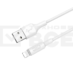 Кабель USB HOCO X25 Soarer для Lightning, 2А, длина 1 м, белый, фото2
