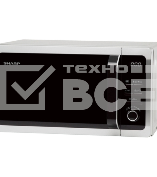 Микроволновая печь Sharp R2852RSL / 20 л, 800 Вт, эмаль, серебристый