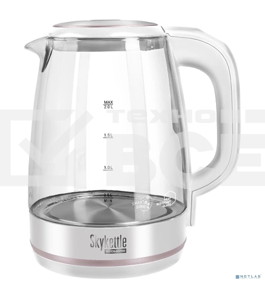 Чайник электрический Redmond RK-G203S 1.7л. 2200Вт белый (корпус: пластик)