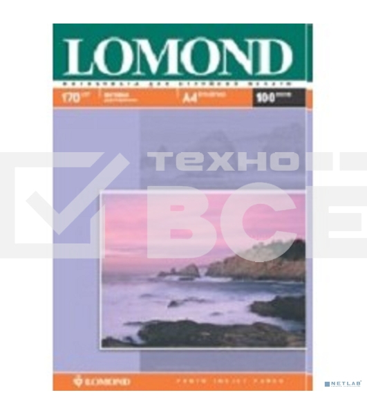 Фотобумага Lomond 0102006 A4/170г/м2/100л./белый матовое/матовое для струйной печати