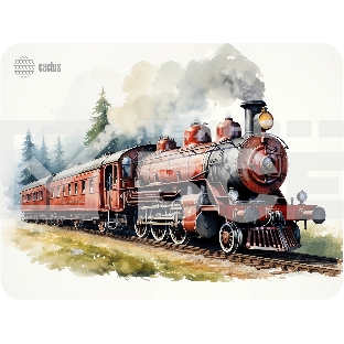 Коврик для мыши Cactus Locomotive 400x300x3мм (CS-MP-PRO17XL)