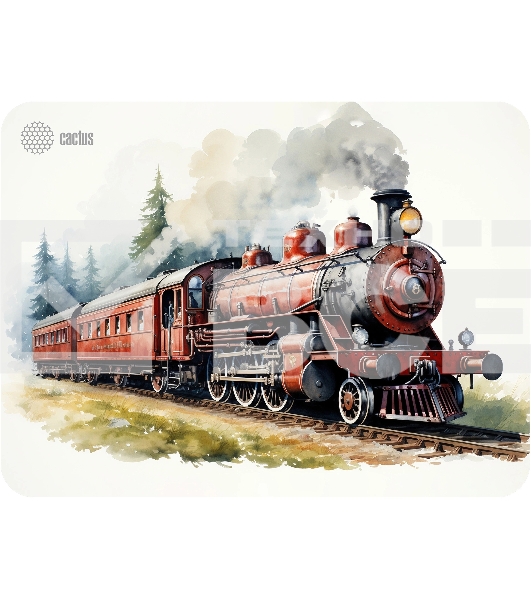 Коврик для мыши Cactus Locomotive 400x300x3мм (CS-MP-PRO17XL)