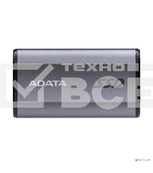 Внешний накопитель SSD ADATA 500ГБ USB-C, SE880, R/W 2000MB/2000MB/s, серый