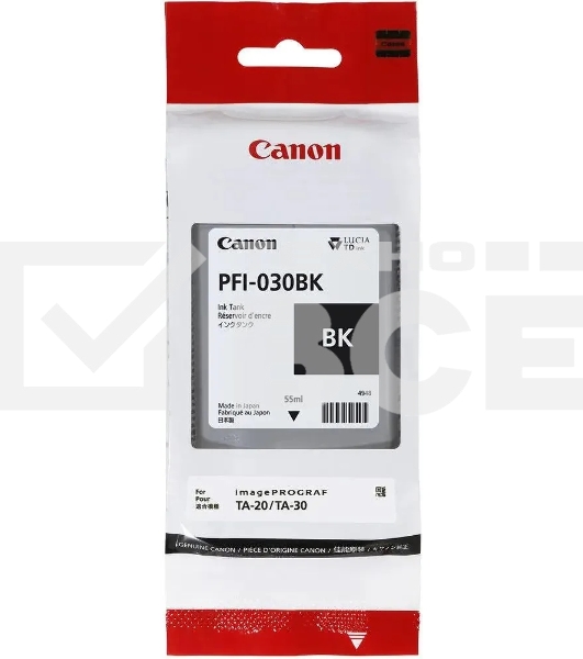 Картридж струйный CANON Pigment Ink PFI-030 Matte черный (TM240/TM340) 55ml