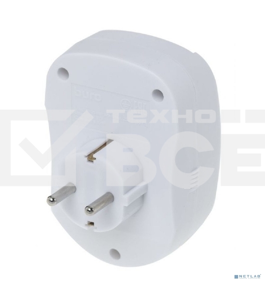 Сетевой фильтр Buro 100SH-W (1 розетка) белый (коробка)