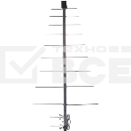 Антенна телевизионная Denn DAE603 25дБ активная черный каб.:8.5м, фото2