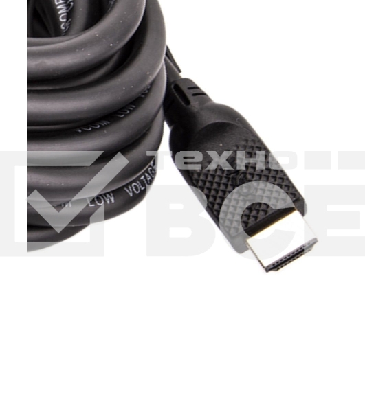 Кабель HDMI AM/DVI(24+1)M, 5м, CU, 1080P@60Hz, 2F, VCOM <CG484GD-5M>