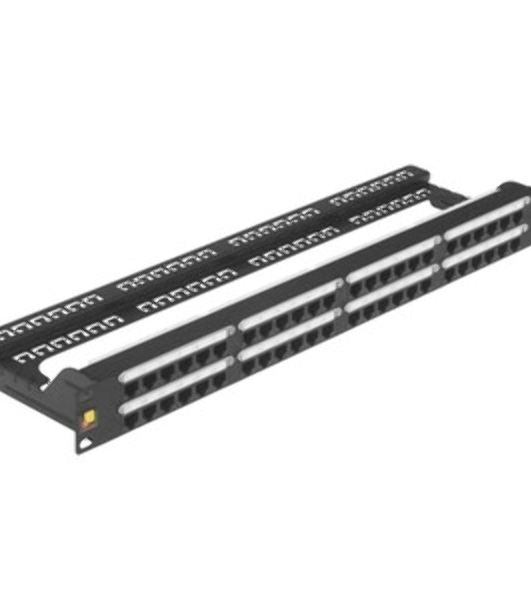 Патч-панель Lanmaster LAN-PPC48S6 19' 1U 48xRJ45 кат.6 STP