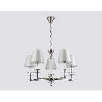 Люстра Ambrella light LH71001/5 BN/WH никель/белый E14*5 max 40W D670*1130, фото6