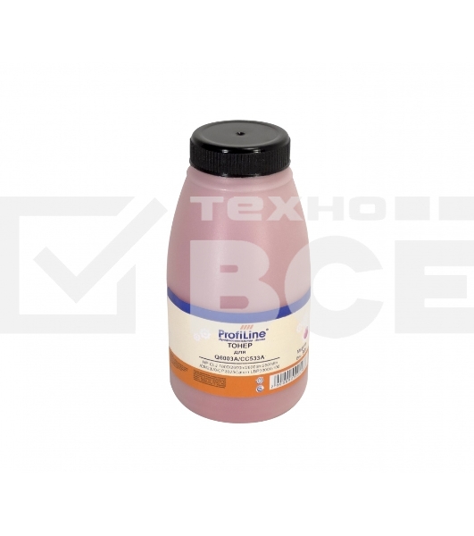 Тонер PL-Q6003/CC533/CE253/CE263/CE743/CB403 для HP CLJ 1600/2600n/2600dn/2600dtn /CM2320/CP2025/3525/5220/5225/4005/4025/4525/Canon LBP5000/5100 Magenta 90 гр ProfiLine Фасовка РФ