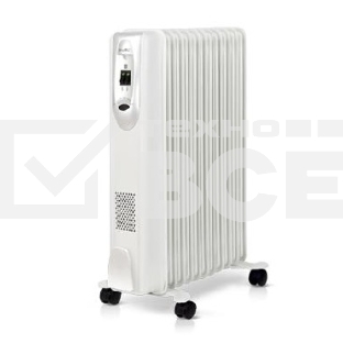 Масляный обогреватель Ballu Comfort BOH/CM-11WDN (11 секций) белый, 2200 Вт, 27 м2, термостат