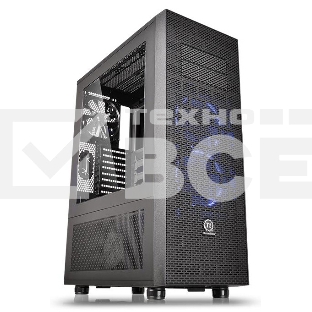 Корпус Thermaltake Core X71 TG черный без БП ATX 2xUSB2.0 2xUSB3.0 audio bott PSU