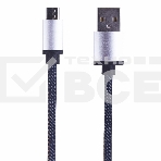 Кабель Rexant (18-4242) USB кабель MicroUSB, шнур в джинсовой оплетке , фото2