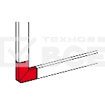 Угол плоский 50х80 Leg 010767, фото 1