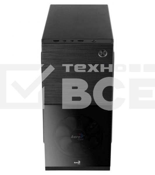 Компьютерный корпус Aerocool / Formula Cs-105, mATX, без БП, 187x361x355мм (ШxГxВ), USB3.0 x1, USB 2.0 x1, металл 0,5мм, 120-мм вентилятор в комплекте
