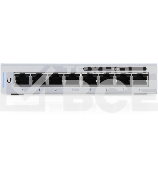 Сетевой коммутатор Ubiquiti UniFi Switch 8 60W (US-8-60W-EU)