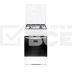 Плита газовая Gefest ПГ 3200-06 К33 белый, конфорок 4 шт, духовка 42 л, 50 см x 85 см x 57 см, фото 1