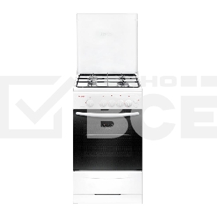 Плита газовая Gefest ПГ 3200-06 К33 белый, конфорок 4 шт, духовка 42 л, 50 см x 85 см x 57 см