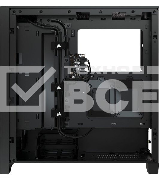 Компьютерный корпус Corsair iCUE 4000X RGb CC-9011204-WW Tempered Glass Mid-Tower, Black