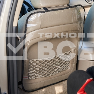 Накидка защитная Rexant на спинку переднего сиденья (60х50 см) ПВХ, прозрачная