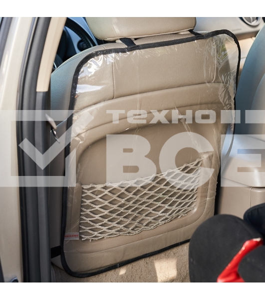 Накидка защитная Rexant на спинку переднего сиденья (60х50 см) ПВХ, прозрачная