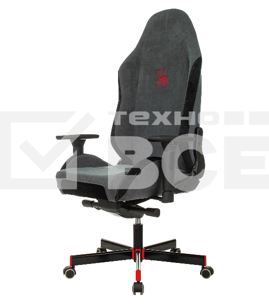 Кресло игровое A4Tech Bloody GC-420 серый, крестовина металл