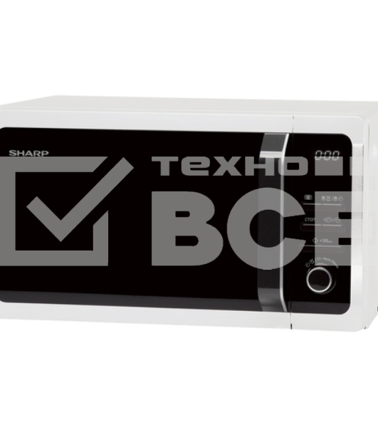 Микроволновая печь Sharp R2852RW  20 л, 800 Вт, эмаль, белый