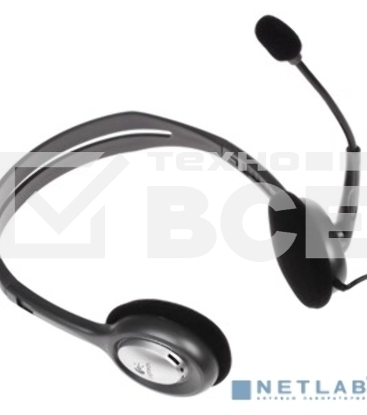 Гарнитура Logitech Headset H111 Stereo grey (981-000594/981-000593/981-000588)