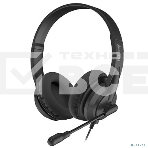 Наушники с микрофоном A4Tech HU-10 черный 2м накладные USB оголовье, фото5