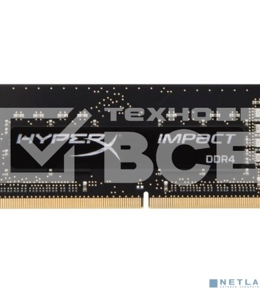 Оперативная память Kingston Fury Impact, DDR4, 16GB (1x16GB), 3200MHz, CL20