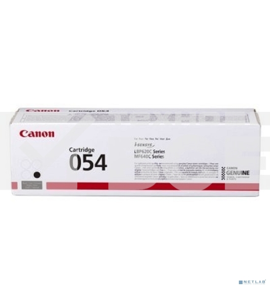 Картридж лазерный CANON 054H BK черный, увеличенной емкости для Canon i-Sensys LBP621Cw, Canon i-Sensys LBP621, Canon i-Sensys LBP623Cdw, Canon i-Sensys LBP623, Canon i-Sensys MF641Cw, Canon i-Sensys MF641, Canon i-Sensys MF643Cdw, Canon i-Sensys MF643, C