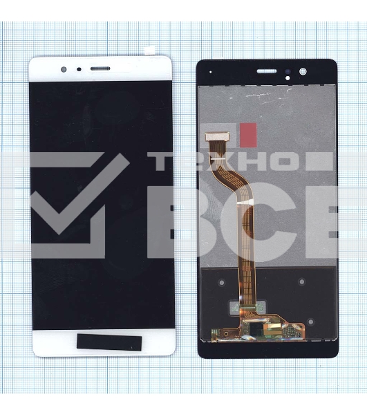 Дисплей для Huawei P9, белый