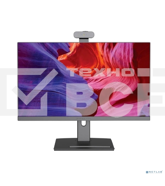 Моноблок Digma Pro Vision 23.8' Full HD i5 12450H (1.7) 16Gb SSD 512Gb UHDG CR Windows 11 Professional Eth WiFi BT 90W клавиатура мышь Cam черный 1920x1080