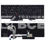 Клавиатура для ноутбука Lenovo ThinkPad T580 черная, фото2