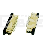 Разъем FPC  Half Coverage Bottom Contact 0.5K-BX-28PWB 28 pin высота 2мм шаг 0,5мм, фото2