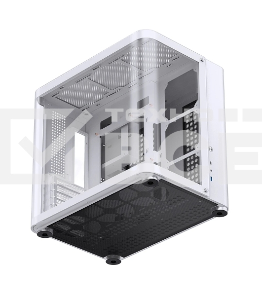 Корпус без блока питания JONSBO TK-2, Midi-Tower, TG, no fans, 1xUSB-A 3.2 + 1xUSB-C 3.2, ATX, mATX, mITX White
