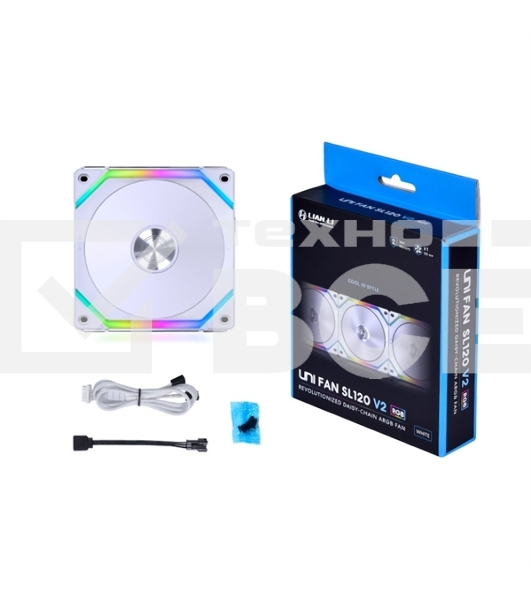 Вентилятор Lian-Li SL V2 120 G99.12SLV21W.00 белый 120мм 1600rpm 29dB 4-pin