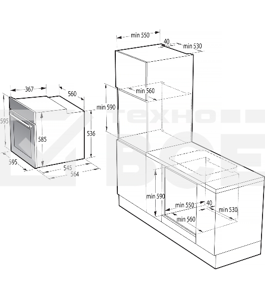 Духовой шкаф Gorenje BPSA6747A08X
