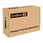 Коммутатор неуправляемый ExeGate EDES-1010D.8PoE-96W (10-портовый UTP 10/100 Base-Tx: 8 портов IEEE 802.3af (PoE), мощность PoE: 25W, суммарно 96W, 2 порта RJ45 uplink, настенный/настольный, металлический корпус), фото10