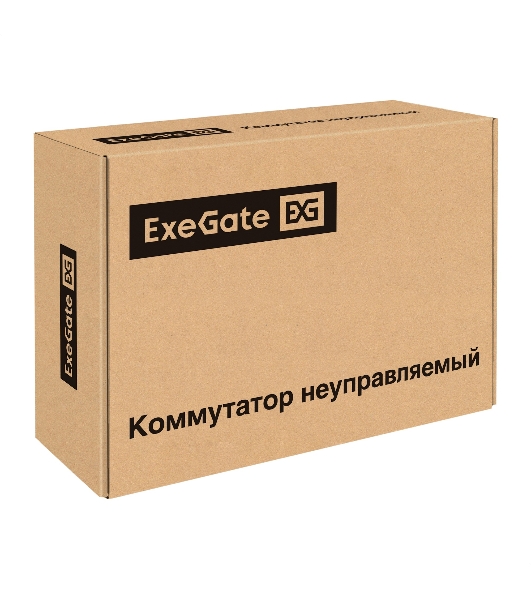 Коммутатор неуправляемый ExeGate EDES-1010D.8PoE-96W (10-портовый UTP 10/100 Base-Tx: 8 портов IEEE 802.3af (PoE), мощность PoE: 25W, суммарно 96W, 2 порта RJ45 uplink, настенный/настольный, металлический корпус)