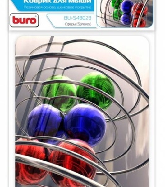 Коврик для мыши Buro BU-S48023 рисунок/сферы
