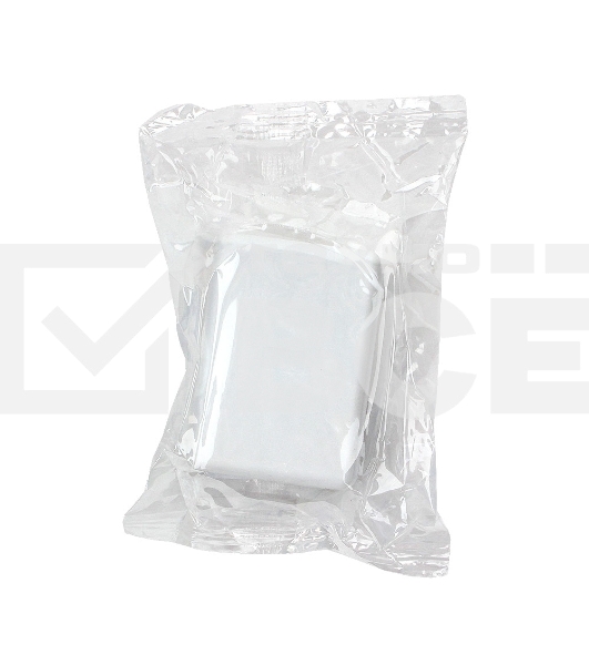 Розетка телефонная TA-102 RJ-11 (6P4C) внешняя 2 порта, белая