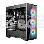 Корпус без блока питания Cooler Master MasterBox 5 Lite RGB, USB 3.0 x 2, 1xFan, 3x120mm ARGB Fan, Black, Splitter cable + Controller, ATX, w/o PSU, фото3