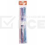 Хомут-стяжкa нeйлонoвая Rexant 400x4,8 мм, цветная, упаковка 25 шт., фото2